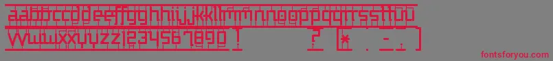 BigInAmerica Font – Red Fonts on Gray Background