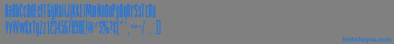 GiottoflfBold Font – Blue Fonts on Gray Background
