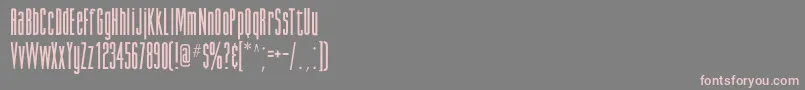 GiottoflfBold Font – Pink Fonts on Gray Background