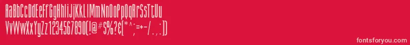 fuente GiottoflfBold – Fuentes Rosadas Sobre Fondo Rojo