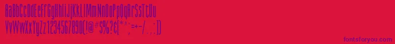 GiottoflfBold Font – Purple Fonts on Red Background