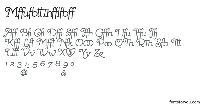 Czcionka Mistresa – alfabet, cyfry, specjalne znaki