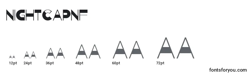 Nightcapnf Font Sizes