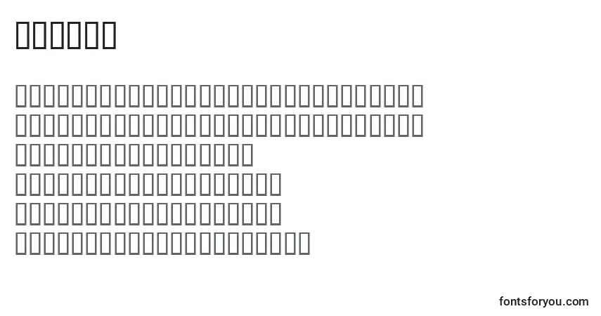 Шрифт Adlibc – алфавит, цифры, специальные символы