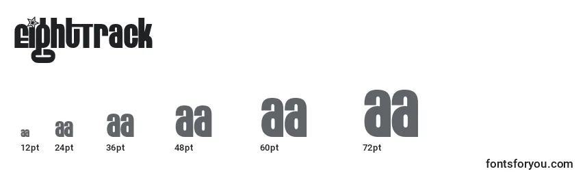 EightTrack Font Sizes