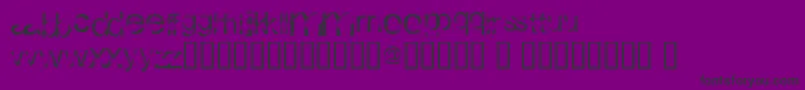 Saiba mais sobre a fonte WackyArial Fonte WackyArial – fontes pretas em um fundo violeta
