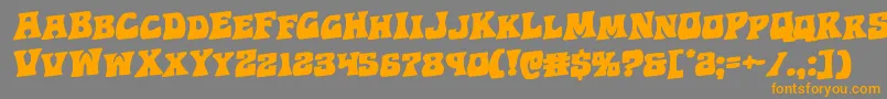 More about Hippocketrotal Font Hippocketrotal Font – Orange Fonts on Gray Background