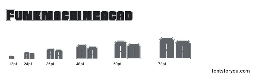 Funkmachineacad Font Sizes