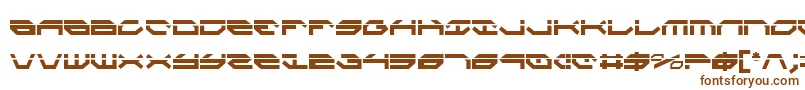 Шрифт Taskforcelc – коричневые шрифты на белом фоне