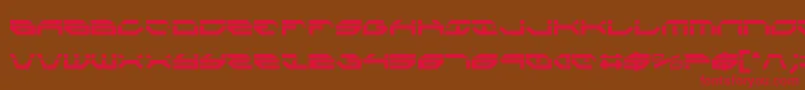 Taskforcelc Font – Red Fonts on Brown Background