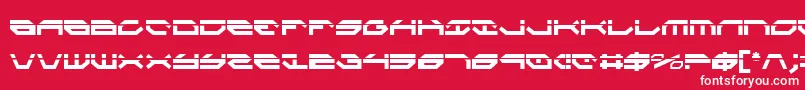 Taskforcelc Font – White Fonts on Red Background