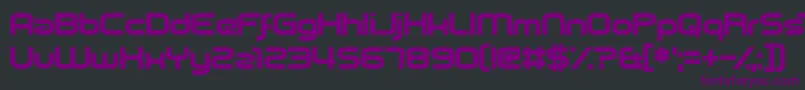 PicklePushing Font – Purple Fonts on Black Background