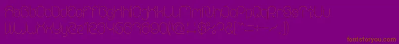 Everything Font – Brown Fonts on Purple Background