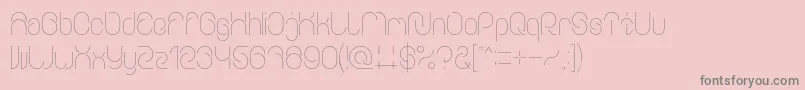 Everything Font – Gray Fonts on Pink Background