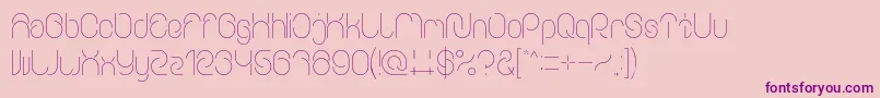 Everything Font – Purple Fonts on Pink Background