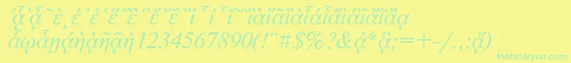 Más sobre la fuente NewtonpgttItalic fuente NewtonpgttItalic – Fuentes Verdes Sobre Fondo Amarillo