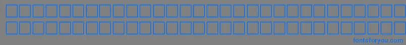 Lenarin Font – Blue Fonts on Gray Background
