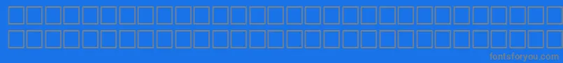 Lenarin-Schriftart – Graue Schriften auf blauem Hintergrund