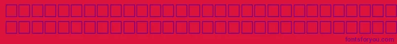 Lenarin Font – Purple Fonts on Red Background