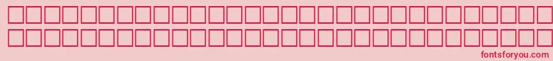 Lenarin-Schriftart – Rote Schriften auf rosa Hintergrund