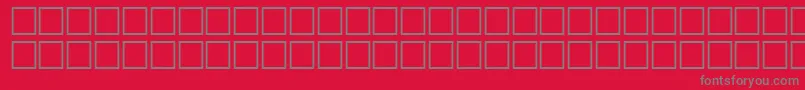 FixedRegular Font – Gray Fonts on Red Background