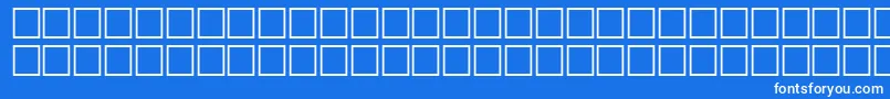 FixedRegular Font – White Fonts on Blue Background