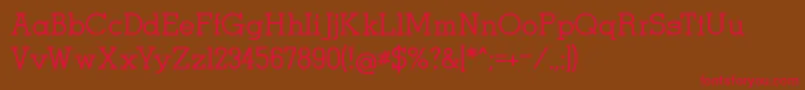 MenNefer Font – Red Fonts on Brown Background
