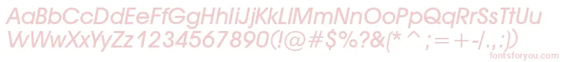 DeckerBoldItalic Font – Pink Fonts