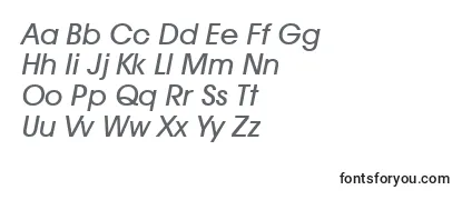 DeckerBoldItalic Font