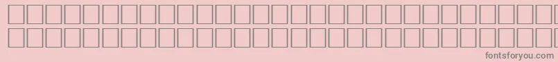 KoreanGeneric1 Font – Gray Fonts on Pink Background