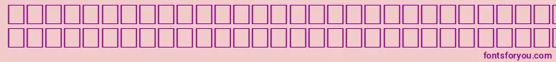 KoreanGeneric1 Font – Purple Fonts on Pink Background