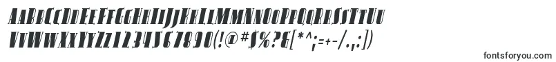 AvondaleScCondItalic-Schriftart – Schriftarten, die mit A beginnen