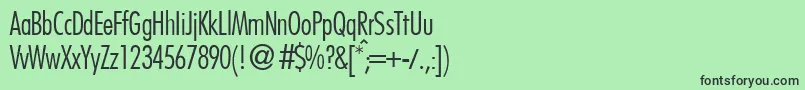 フォントFutoralconlidbNormal – 緑の背景に黒い文字