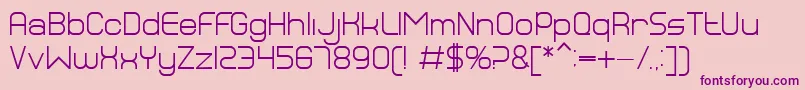 BnDragon Font – Purple Fonts on Pink Background