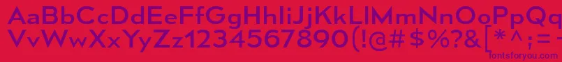 MesmerizeSeRg Font – Purple Fonts on Red Background