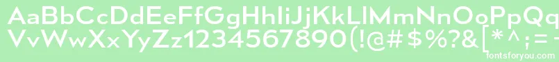 MesmerizeSeRg Font – White Fonts on Green Background