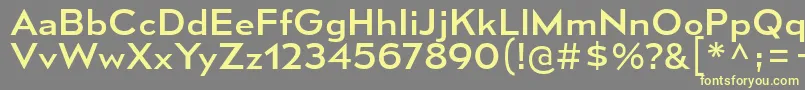 MesmerizeSeRg Font – Yellow Fonts on Gray Background