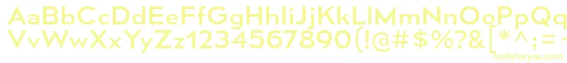 Шрифт MesmerizeSeRg – жёлтые шрифты