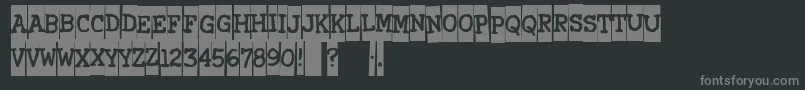 More about Xero4 Font Xero4 Font – Gray Fonts on Black Background