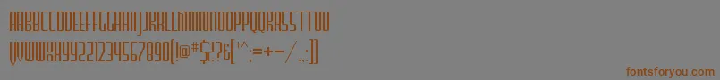 FurgatorioSans Font – Brown Fonts on Gray Background