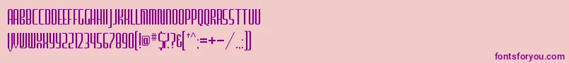 FurgatorioSans Font – Purple Fonts on Pink Background