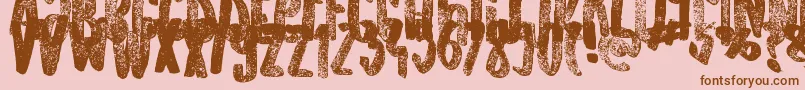 OldOriginals Font – Brown Fonts on Pink Background