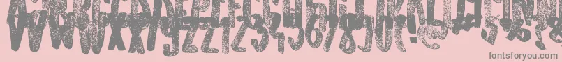 Police OldOriginals – polices grises sur fond rose