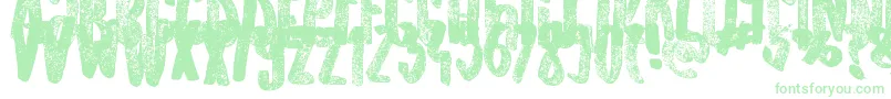 OldOriginals Font – Green Fonts on White Background