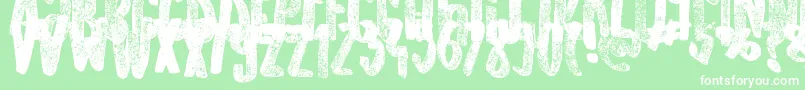OldOriginals Font – White Fonts on Green Background
