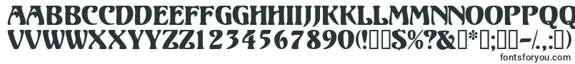 Volutedisplaycapsssk-fontti – Käsinkirjoitetut fontit