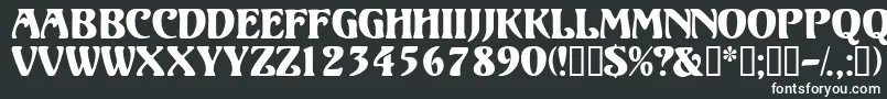 Volutedisplaycapsssk Font – White Fonts