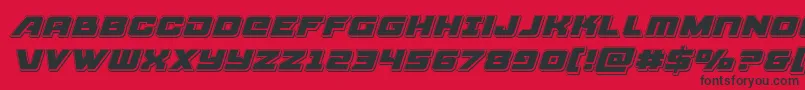 Más sobre la fuente Aircruiserpunchital fuente Aircruiserpunchital – Fuentes Negras Sobre Fondo Rojo
