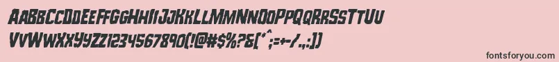 fuente Monsterhuntercondital – Fuentes Negras Sobre Fondo Rosa