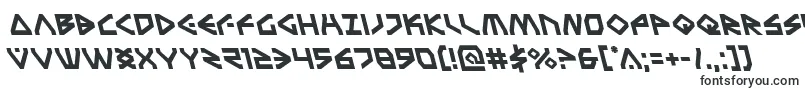 Шрифт Terrafirmaleft – высокотехнологичные шрифты
